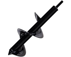 GEKO Boorgereedschap voor tuinieren - Staal - Zwarte afwerking - 10x30 cm