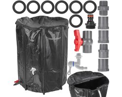 GEKO Opvouwbare regenton - 500 liter - UV-bestendig PVC - Stabiel ABS frame - Compact ontwerp