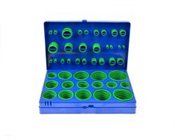 GEKO Rubberen O-Ring Set - 419 stuks - 32 maten - Inclusief opbergdoos