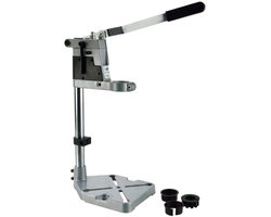 GEKO Universele boorstandaard - Precieze bediening - 60 mm werkbereik - 250 mm hoogte - IJzeren basis
