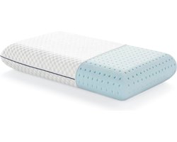 Gel Memory Foam Kussen - Standaard Maat - Medium Pluche Feel - Nek & Schoudersteun - Rug- Zij- en buikslapers - Thuis Hotel & Ziekenhuis - 1 Pack hoofdkussen