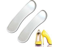 Gel-pads voor de achterkant van de hiel, transparant, onzichtbaar, zelfklevend, voor vrouwen en mannen, ter voorkoming van blaren, voor voetverzorging met elegante of oncomfortabele schoenen