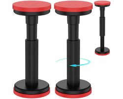 GELLDG Telescopische Steunstang - 2 Stuks - Verstelbare Stut - Kast- en Meubellift - 18-45 cm - Belastbaar tot 200 kg - Geschikt voor Kasten, Banken en Wastafels - Nylon - Incl. 2 stuks Verstelbare Steunen