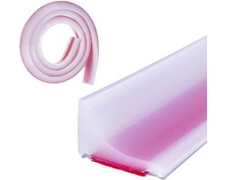 Geluiddempende Siliconen Rubber Strip 2 m x 20 mm voor Keukens en Badkamers, Zelfklevend, Waterdicht en Duurzaam