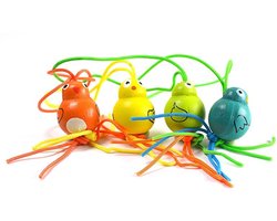 Gelukspoppetjes Vogel - 48 stuks - Geluksvogel - Geluksbrenger - Geel - Groen - Blauw - Oranje