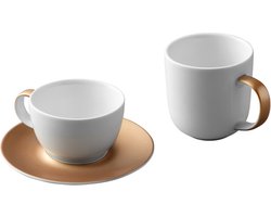 GEM 3-delige koffie- en theeset wit - Wit -