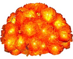 Generico Della Calendula Slinger - Kunstmatige led-goudsbloem verlicht van polyestervezel | Diwali-decoraties voor thuis, decoratie voor het huis van de dag van de doden