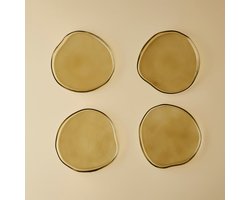 Geo Porseleinen borden 4 delig