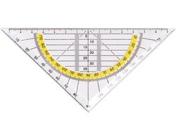 Geodriehoek - Transparant - Flexibel