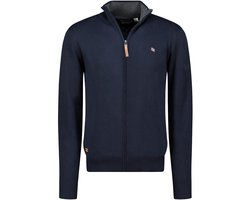 Geographical Norway Fregate Heren Vest Opstaande Kraag Blauw - L