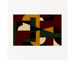 Geometrie muurdecoratie – muurdecoratie modern – wanddecoratie – 60x40 cm