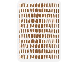 Geometrische Vlekken Schilder Stencil 29.7x21cm - Grote Plastic Sjablonen voor Muur, Tegels en Meubels - Creatieve Kunst en Ambacht Templates