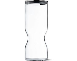 Georg Jensen Alfredo Voorraadpot Glas Met Rvs Deksel 1,5L
