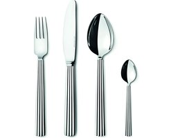 Georg Jensen Bernadotte Tafelen Bestek Dinerset 4 Delig (11,12,17,33) Rvs Glanzend