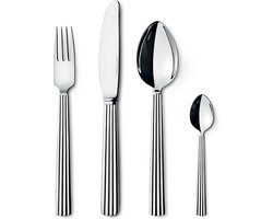 Georg Jensen Bestekset Bernadotte 13-23 Cm Rvs Zilver 16-delig