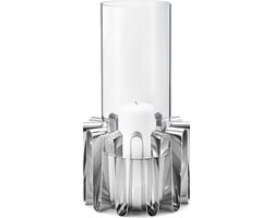 Georg Jensen Frequency Hurricane Glas Groot - RVS - Ø21 cm - Zilver