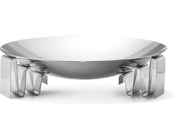 Georg Jensen Frequency Schaal Groot - RVS - Ø32 cm - Zilver