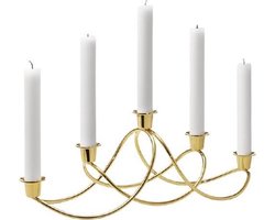 Georg Jensen Harmony kandelaar goud