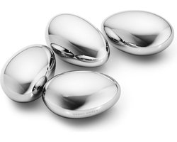 Georg Jensen Ijsblokjes Sky Herbruikbaar 4,4 X 2,36 Cm Rvs Zilver