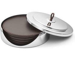 Georg Jensen - Manhattan Coaster Set of 4 Pieces