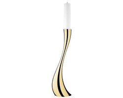 Georg Jensen vloerkandelaar Cobra verguld 60 cm large