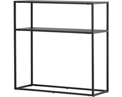 Georgetown sidetable 1 plank zwart.