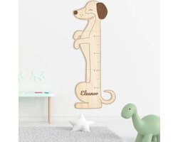 Gepersonaliseerde houten babygroeimeter/ groeimeter/ kraamcadeau/ baby cadeau/ newborn/groeimeter voor baby