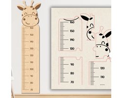 Gepersonaliseerde houten babygroeimeter/ groeimeter/ kraamcadeau/ baby cadeau/ newborn/groeimeter voor baby