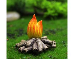 Gepersonaliseerde kersttuinornamenten - tuinbeelden voor buiten - tuindecoratie - Harsambachten - Miniatuurlandschapsdecoraties - Creatieve harsbeelddecoraties - Tuindecoraties - Creatieve buitenaccessoires - Vuurkorf