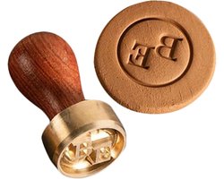 Gepersonaliseerde Kleistempel - Messing Merk - Keramiek Decoratie - Uniek Ontwerp Mogelijk - 2.5 cm - Messing