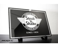 Gepersonaliseerde Spiegel | 30 x 21 cm | Anniversary, Gedenkplaat, Restaurant, Hotel, Familienaam