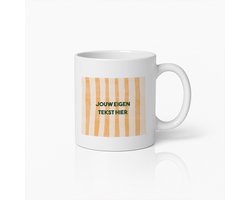 Gepersonaliseerde Tekst Mok 330ml – Aanpasbare Koffiebeker met Jouw Eigen Tekst – Uniek Cadeau voor Elke Gelegenheid