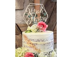 Gepersonaliseerde verjaardag bruiloft doop taart topper/ sinterklaas / Houten Liefde Hart Naam Volledig Aanpasbaar/ cake topping/ bruiloft topping