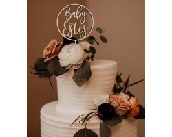 Gepersonaliseerde verjaardag bruiloft doop taart topper/ sinterklaas / Houten Liefde Hart Naam Volledig Aanpasbaar/ cake topping/ bruiloft topping