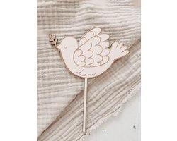 Gepersonaliseerde verjaardag bruiloft doop taart topper/ sinterklaas / Naam Volledig Aanpasbaar/ cake topping/ bruiloft topping/gepersonaliseerde taarttopper/vogel taart topper