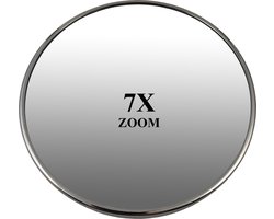 Gérard Brinard metalen spiegel zuignapspiegel 7x vergroting - Ø16cm