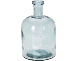 Gerecycled glazen vaas, fles, 24 cm