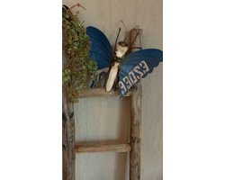 Gerecycled metalen decoratie Vlinder | butterfly walldeco | 28x30 | mix colour PER STUK!