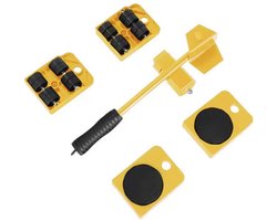 Gereedschapset Geschikt voor het tillen van zware meubels, meubellift op wielen, pallets, verstelbare zwenkwielen Geschikt voor apparaten, tafelwagens