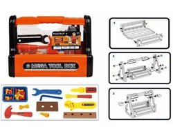 Gereedschapsset Speelgoed 27 delig in kist