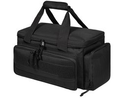 Gereedschapstas - Tool Bag - Gereedschap Organizer - Slijtvaste Onderkant - Veel Opbergruimte - Voor Werkplaats En Onderhoud - Zwart - 38x22x19cm