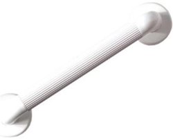 Geribbelde Kunststof Handgreep voor badkamer - 60 cm - Douche Wandbeugel met extra grip