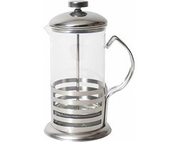 Gerimport Cafetière 600 Ml 21 X 11 Cm Transparant/zilver
