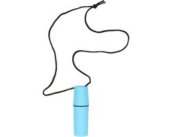 Gerimport opbergbox waterdicht - blauw - kleine opberger - 17.50 x 4 cm - geldkoker