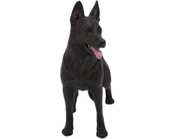 German Shepherd Dog, German Shepherd Plush Toy Large Plush Stuffed Dog Model Ornament Highly Simulation Dog Model Toy Decoration:[884]Freestanding Barbecues