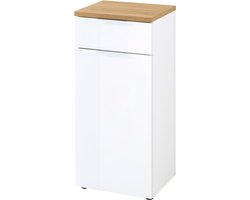 Germania-Badkameronderkast-GW-Pescara-wit-en-Navarra-eikenkleurig