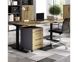 Germania - Bureau - 160 cm - Bruin