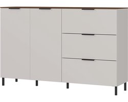 Germania California 151 cm Dressoir Cashmere / Walnoot
