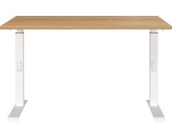 Germania Downey 120 cm Eiken / Wit Zit Sta Bureautafel