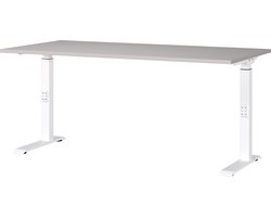 Germania Downey 160 cm Cashmere / Wit Zit Sta Bureautafel